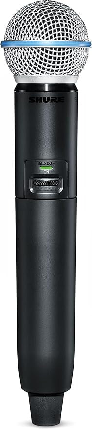 Shure GLXD2+/B58A Dual Band Wireless Handheld Transmitter with BETA 58A Capsule (Z3: 2.4/5.8GHz)