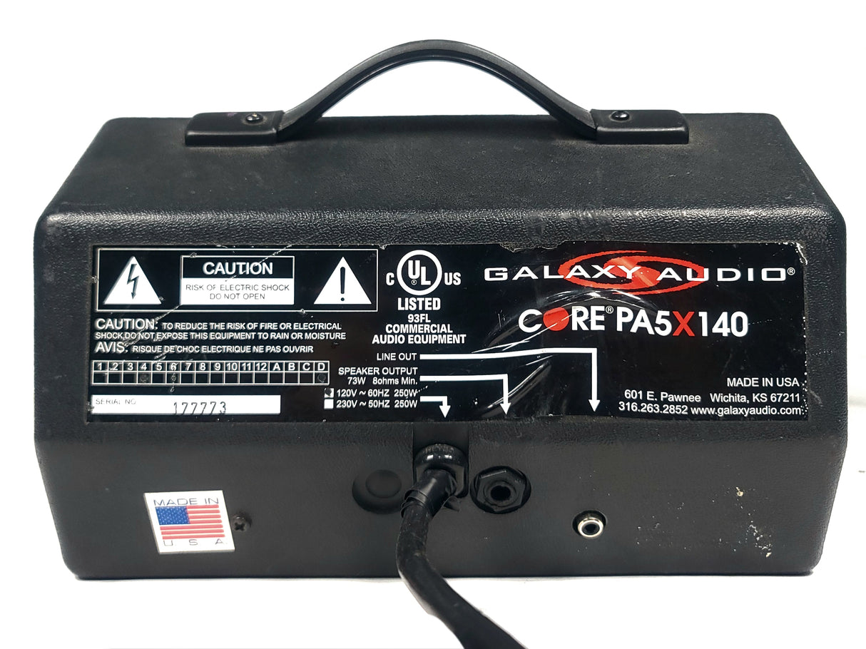 Galaxy Audio CORE PA5X140 Powered 5 Monitor