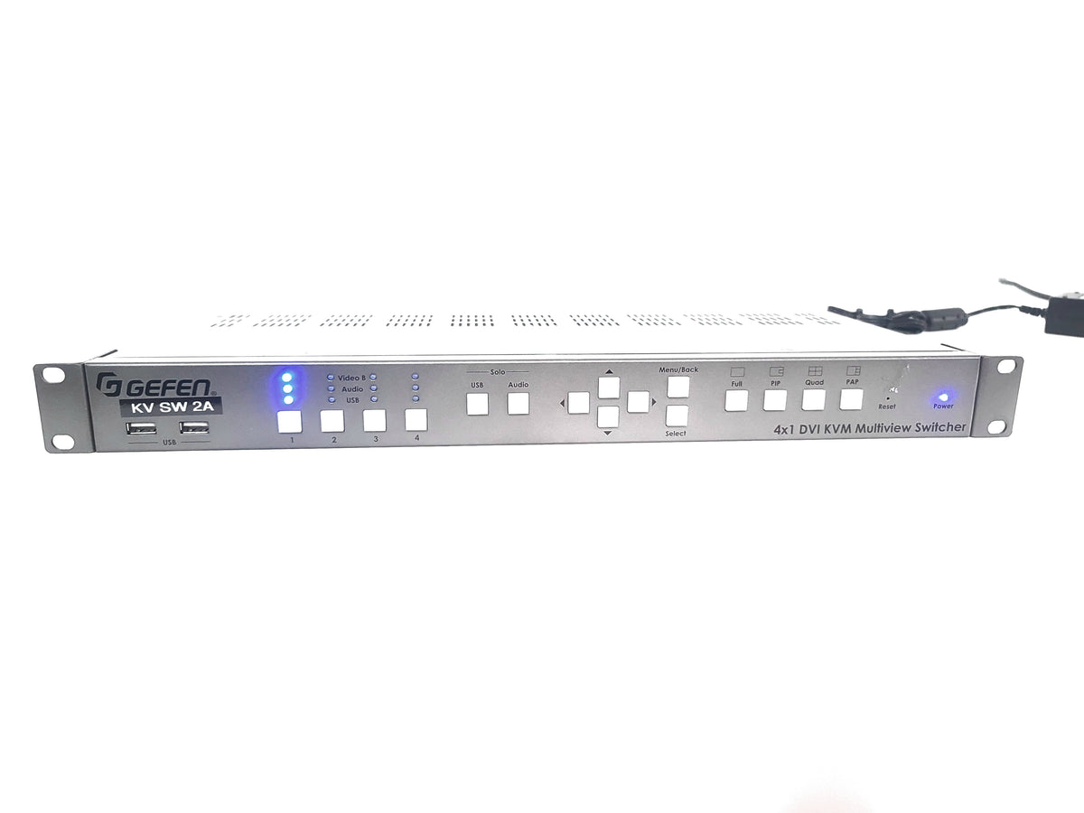 Gefen 4x1 DVI KVM Multiview Switcher w/ PSU