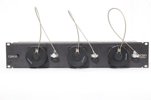 Gepco V-CON VDR3 BNC Video Distribution Rack w/ (3) Large Type 36 Connectors