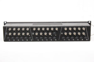 Gepco V-CON VDR3 BNC Video Distribution Rack w/ (3) Large Type 36 Connectors