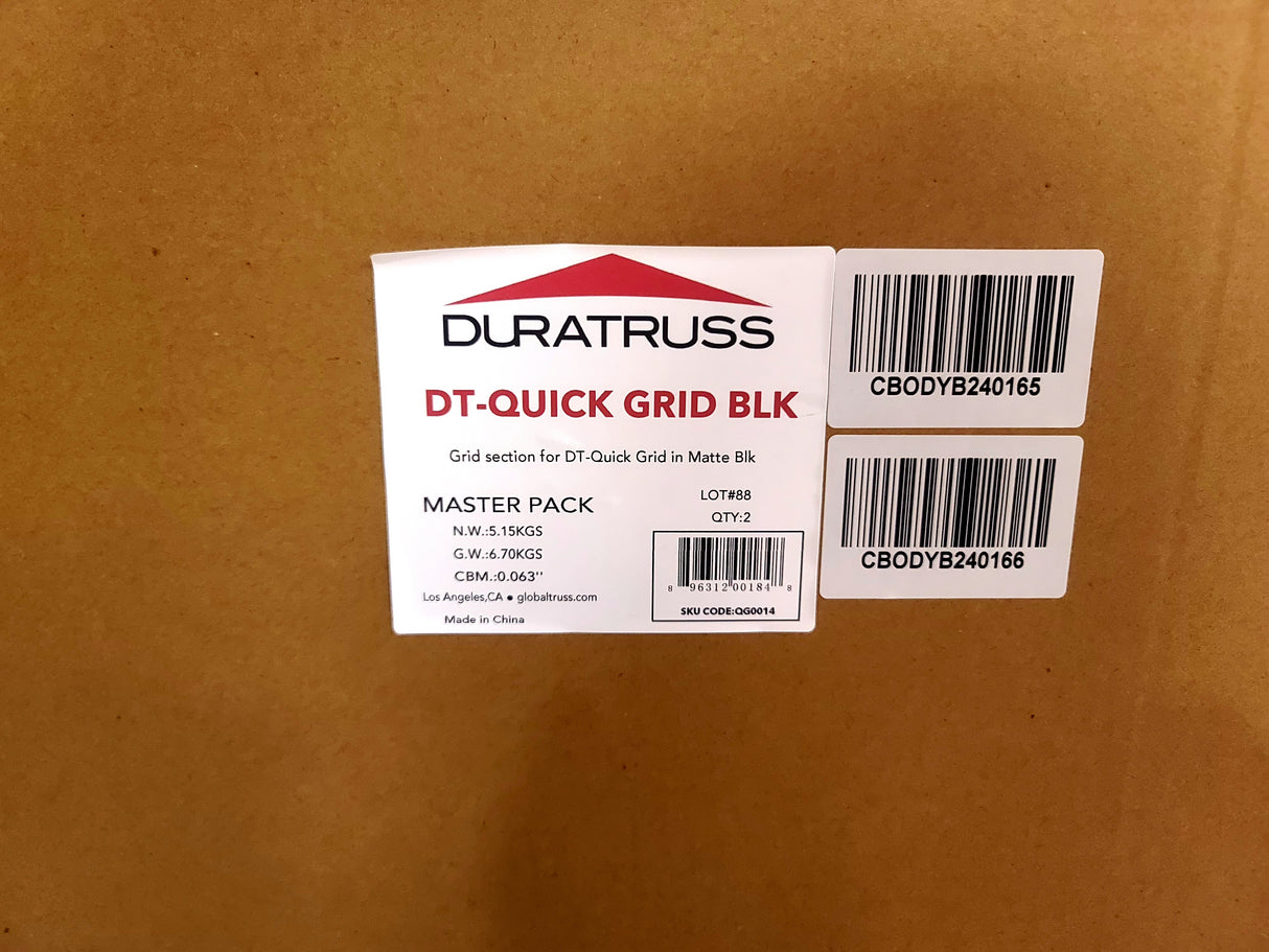 Global Truss DT-QUICK GRID Black Single (NEW IN BOX)