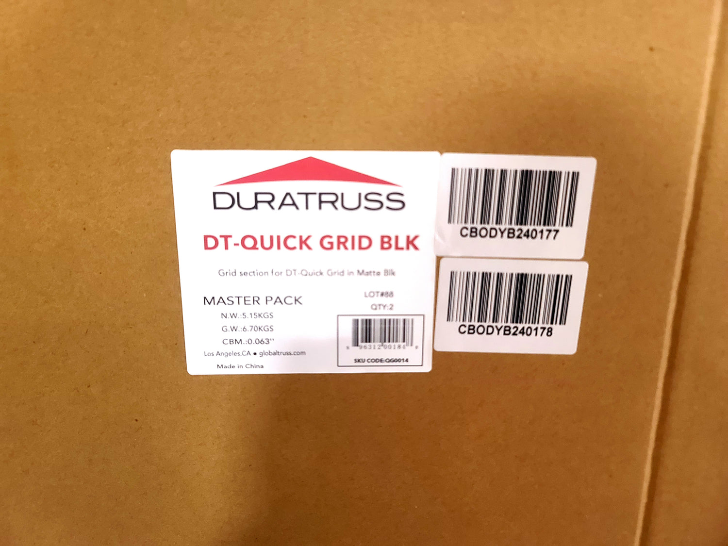 Global Truss DT-QUICK GRID Black SingleGlobal Truss DT-QUICK GRID Black Single (NEW IN BOX)