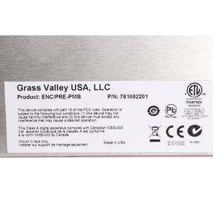 Grass Valley ENC/PRE-PMB Encore/Prelude Paging Multi-Bus Control Panel