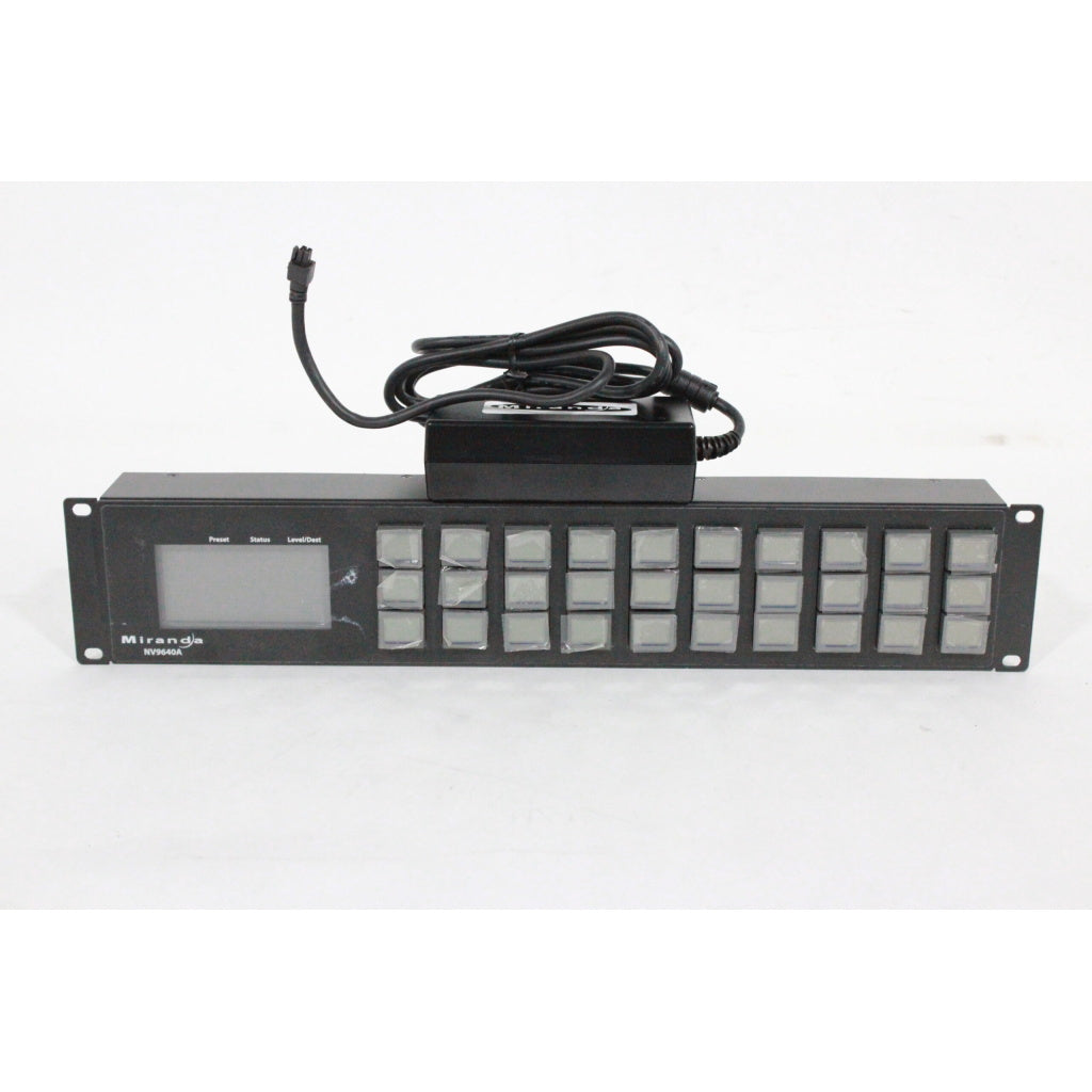 Grass Valley NV9640A 2 RU LCD X-Y Control Panel