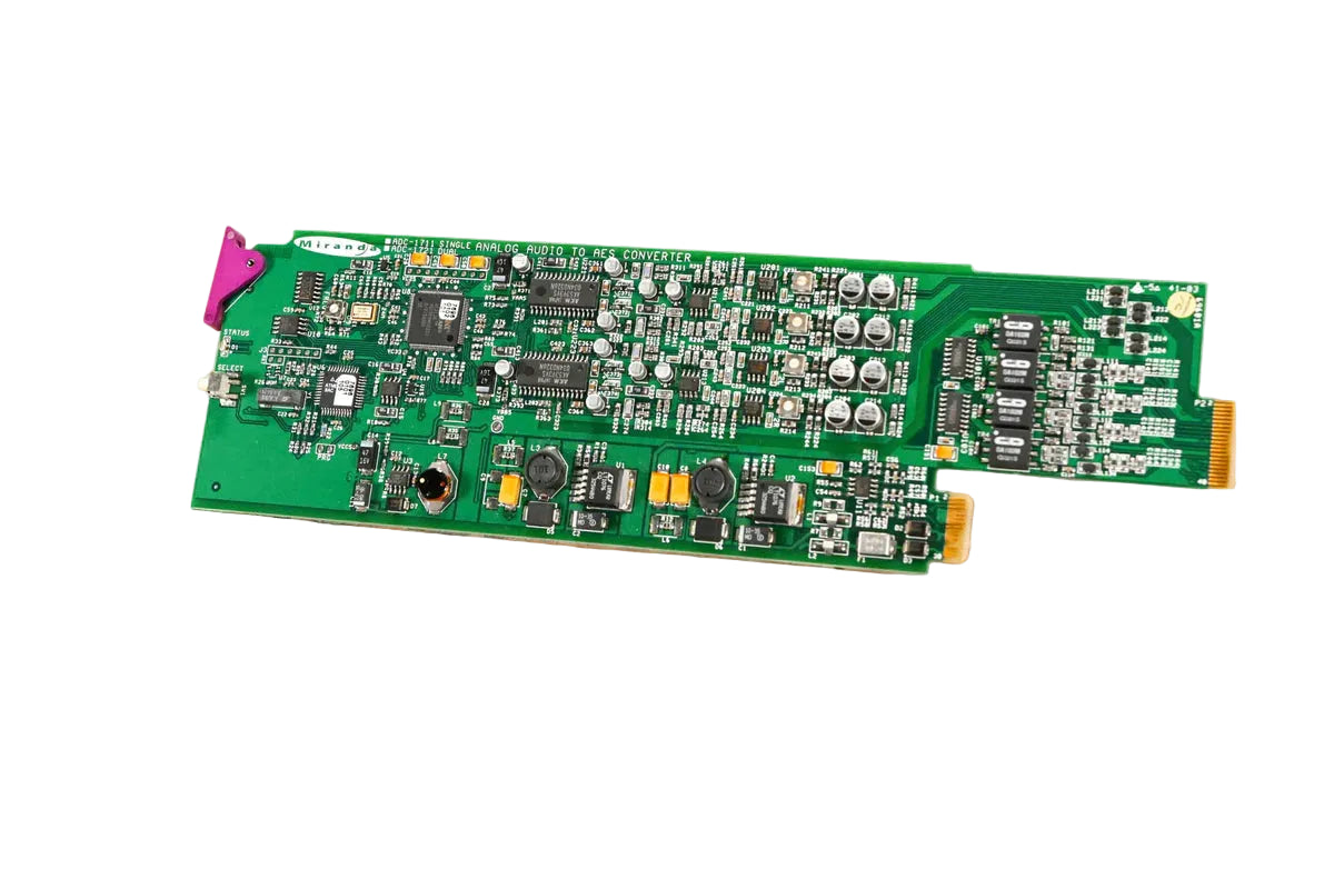 Grass Valley, Miranda ADC-1721 Dual Analog Audio to AES Converter w/ Backplane