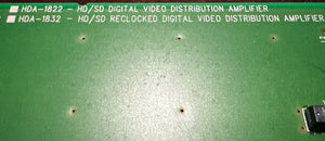 Grass Valley, Miranda HDA-1832  HD/SD Reclocked Digital Video DA w/ Backplane - 2