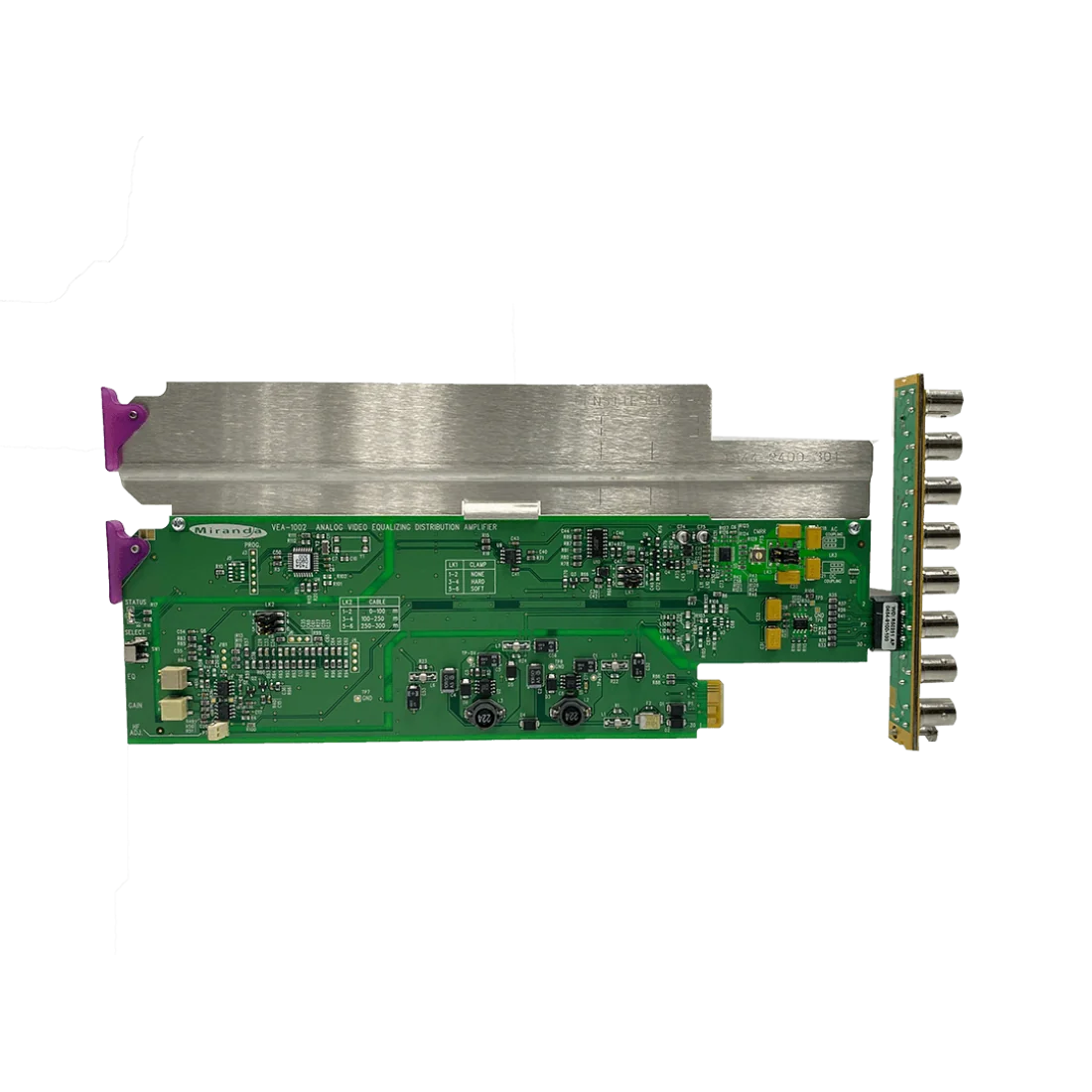 Grass Valley, Miranda VEA-1002-DRP Analog Video Distribution Amplifier w/ EQ & Backplane