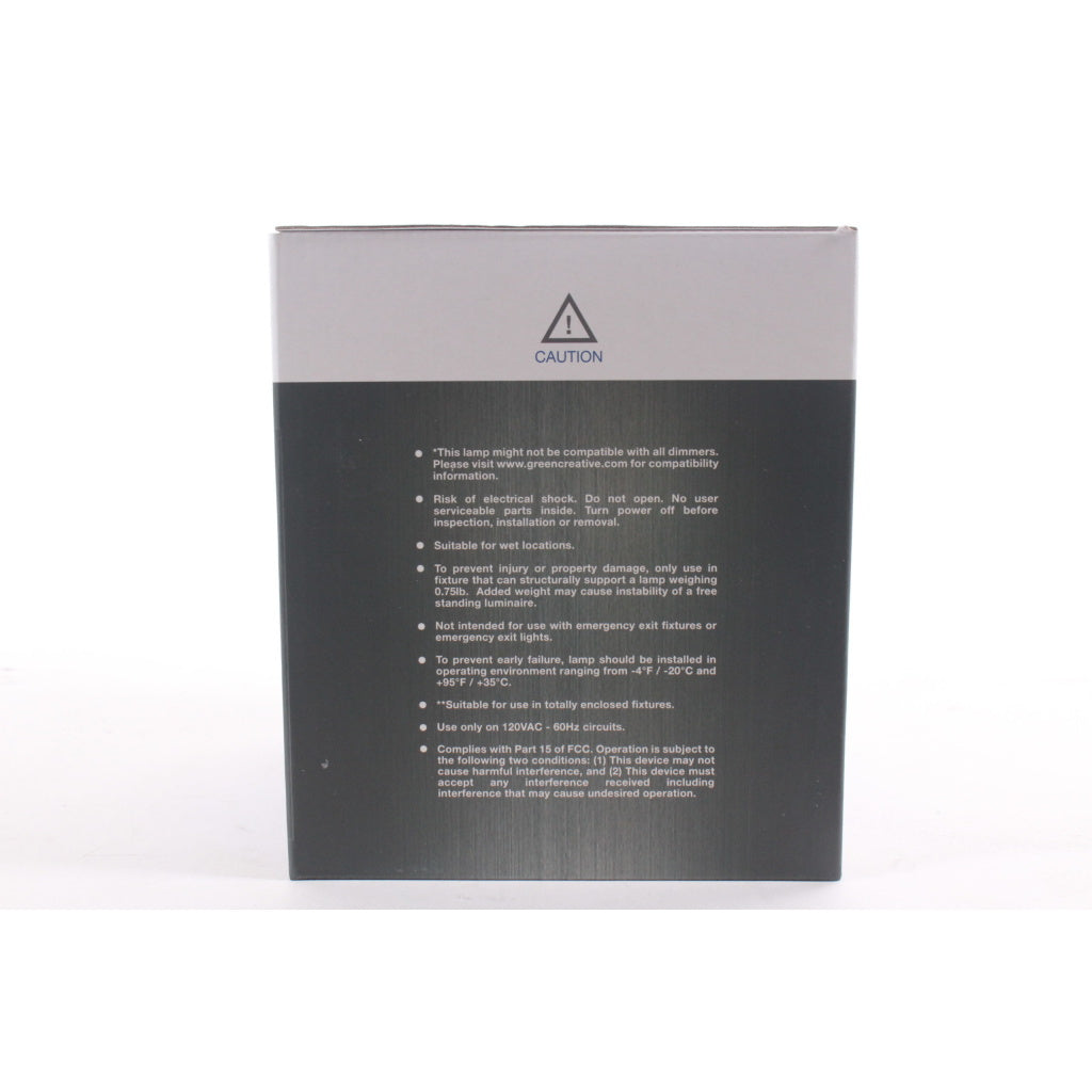 Green Creative PAR38-GU24 LED PAR38-GU24-18.5W-2700K-25° Bulb w/ TWIST Connector