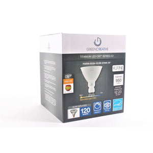 Green Creative PAR38-GU24 LED PAR38-GU24-18.5W-2700K-25° Bulb w/ TWIST Connector