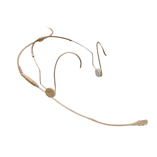 Sennheiser HSP 4-EW-3 Cardioid Modular Performance Headworn Microphone (Beige)