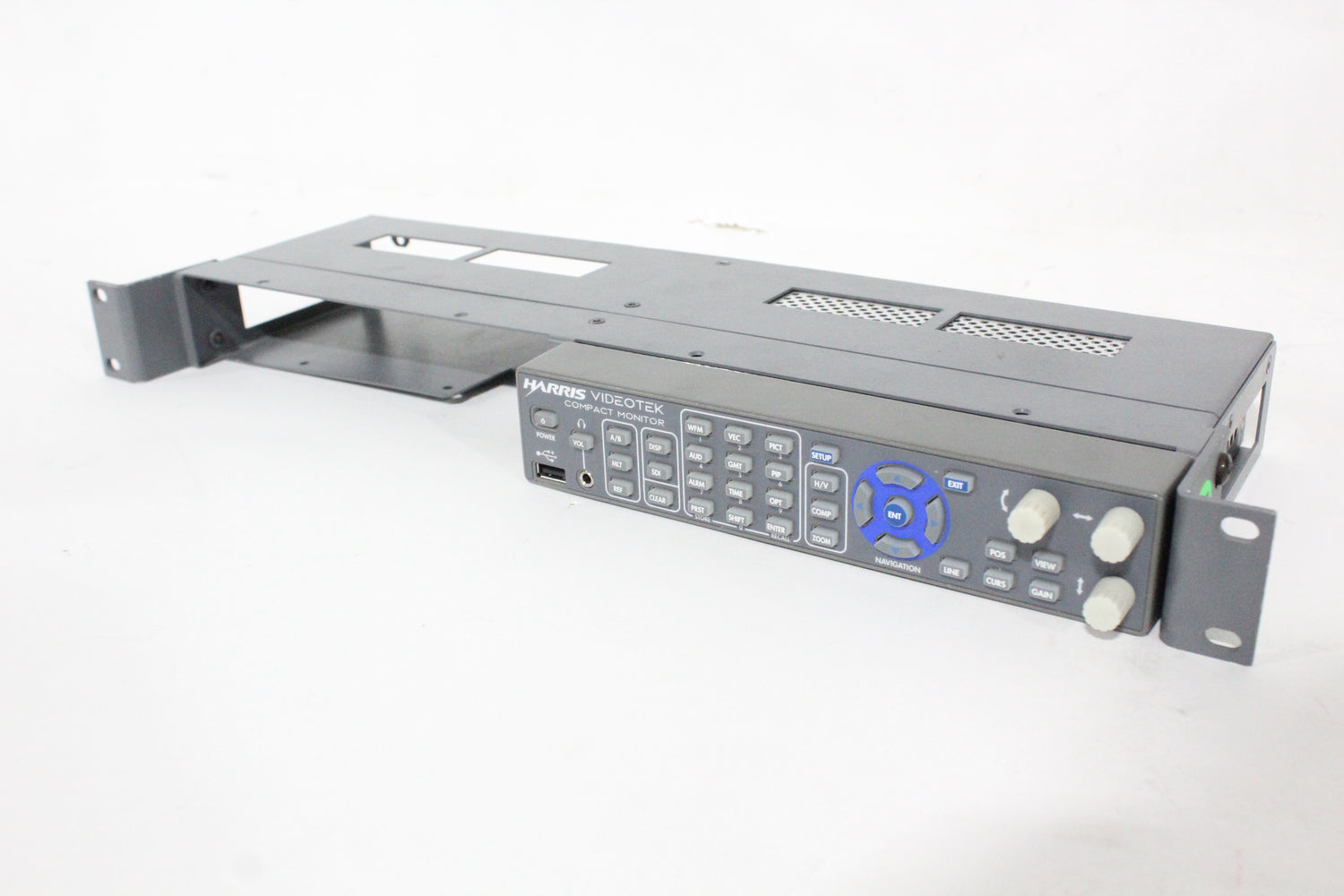 Harris Videotek CMN-41-3GB Compact Multiformat Onscreen Monitor w/ 2U Housing