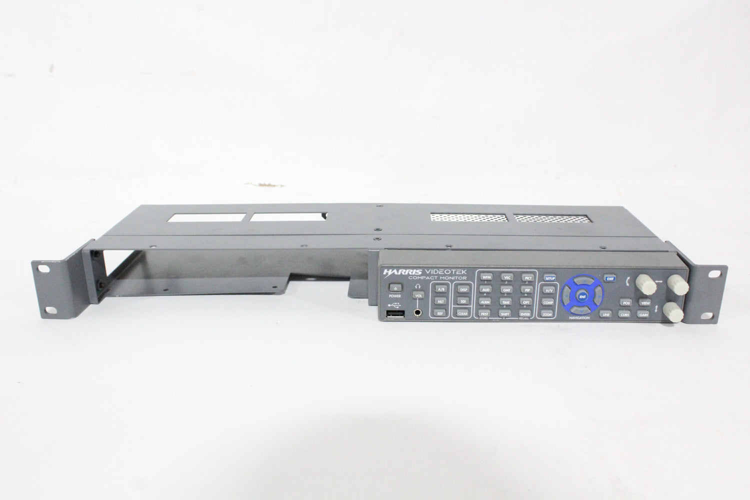 Harris Videotek CMN-41-3GB Compact Multiformat Onscreen Monitor w/ 2U Housing