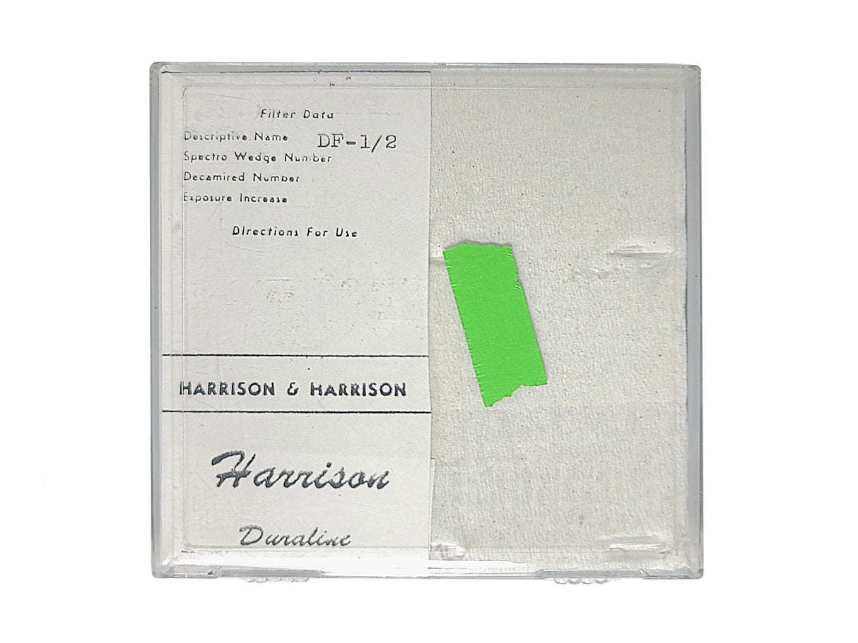 Harrison & Harrison 4 x 4" DF 1/2 Glass Lens Filter w/ Lens Case