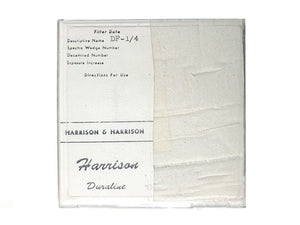 Harrison & Harrison 4 x 4" DF 1/4 Glass Lens Filter w/ Lens Case