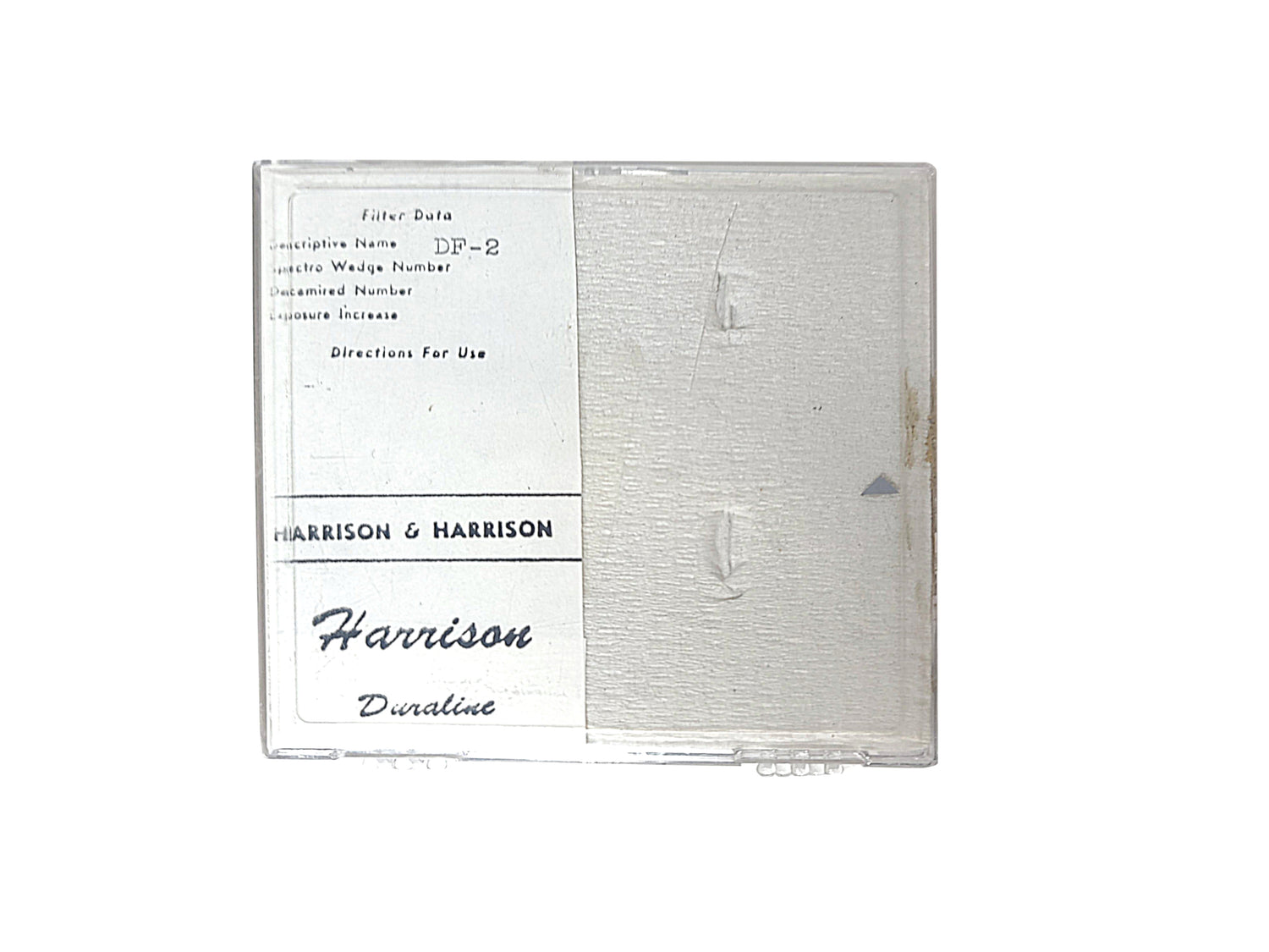Harrison & Harrison 4 x 4" DF 2 Glass Lens Filter w/ Lens Case