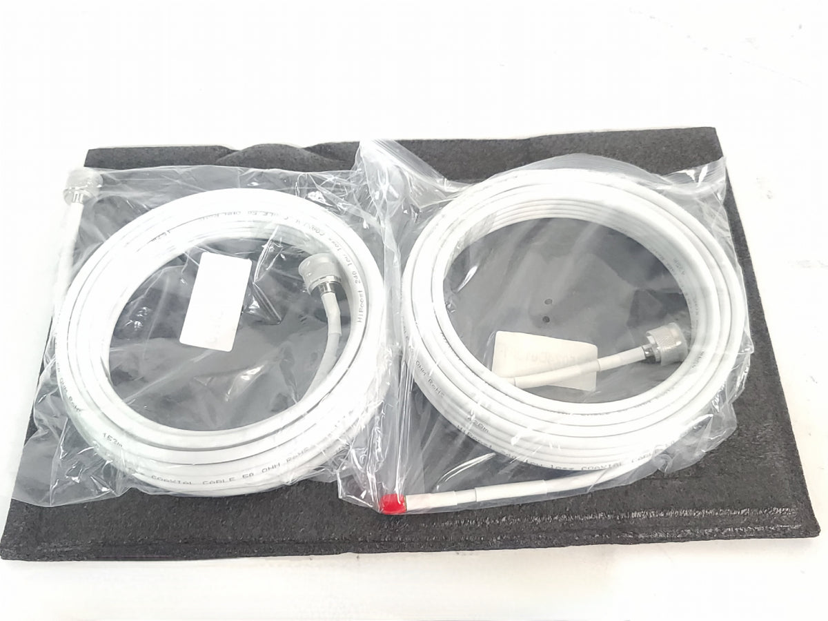 HiBoost F10G-5S-IoT 4K Smart Link Cell Phone Booster w/ Cables, (1) Antenna, & (1) HiBoost AR698-2700V8/60A Antenna, In Original Box