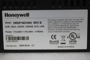 Honeywell HRDP Digital Video Recorder