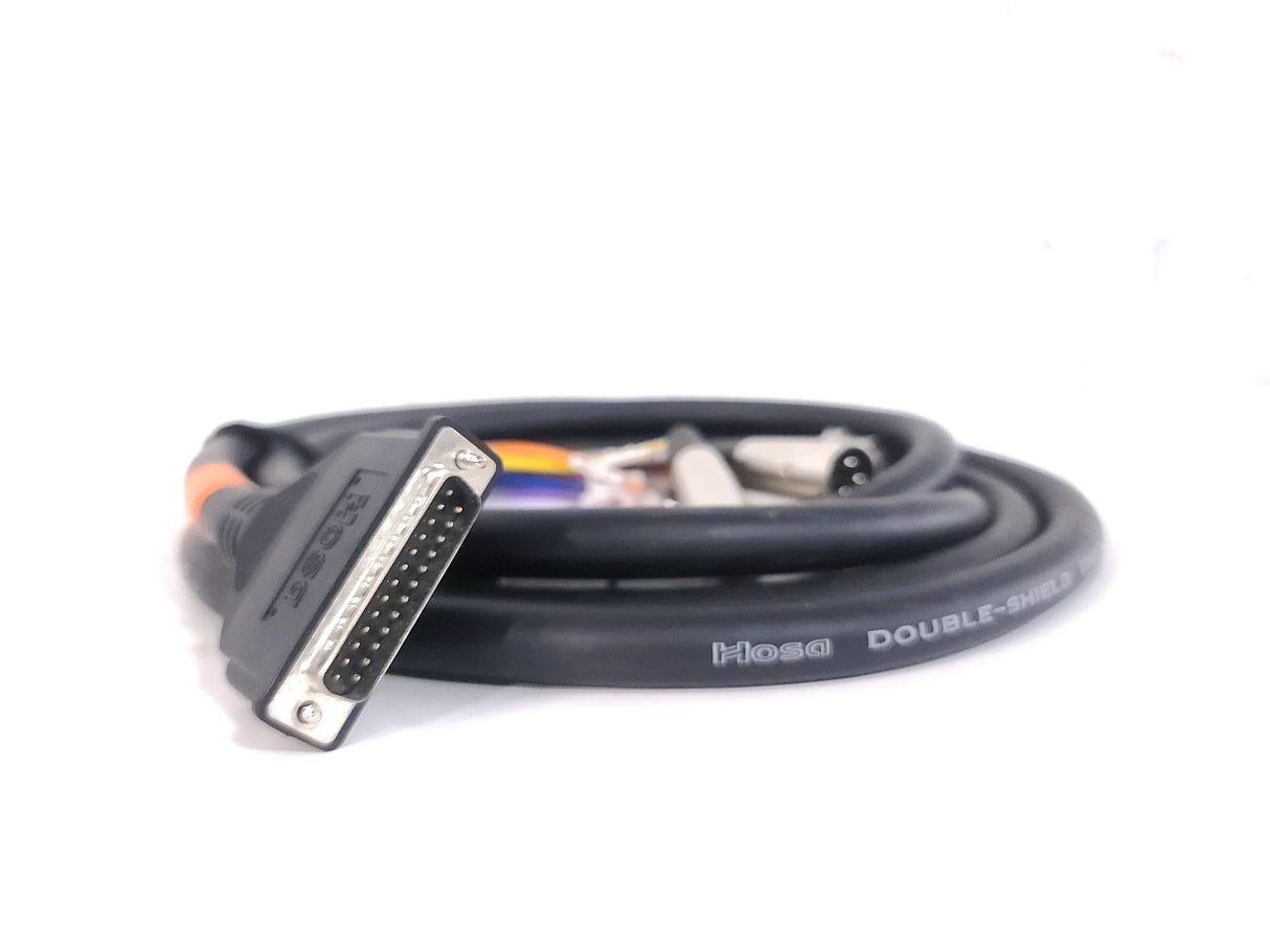 Hosa DTM-802 2m XLR Fanout Cable w/ (3) Male & (3) Female