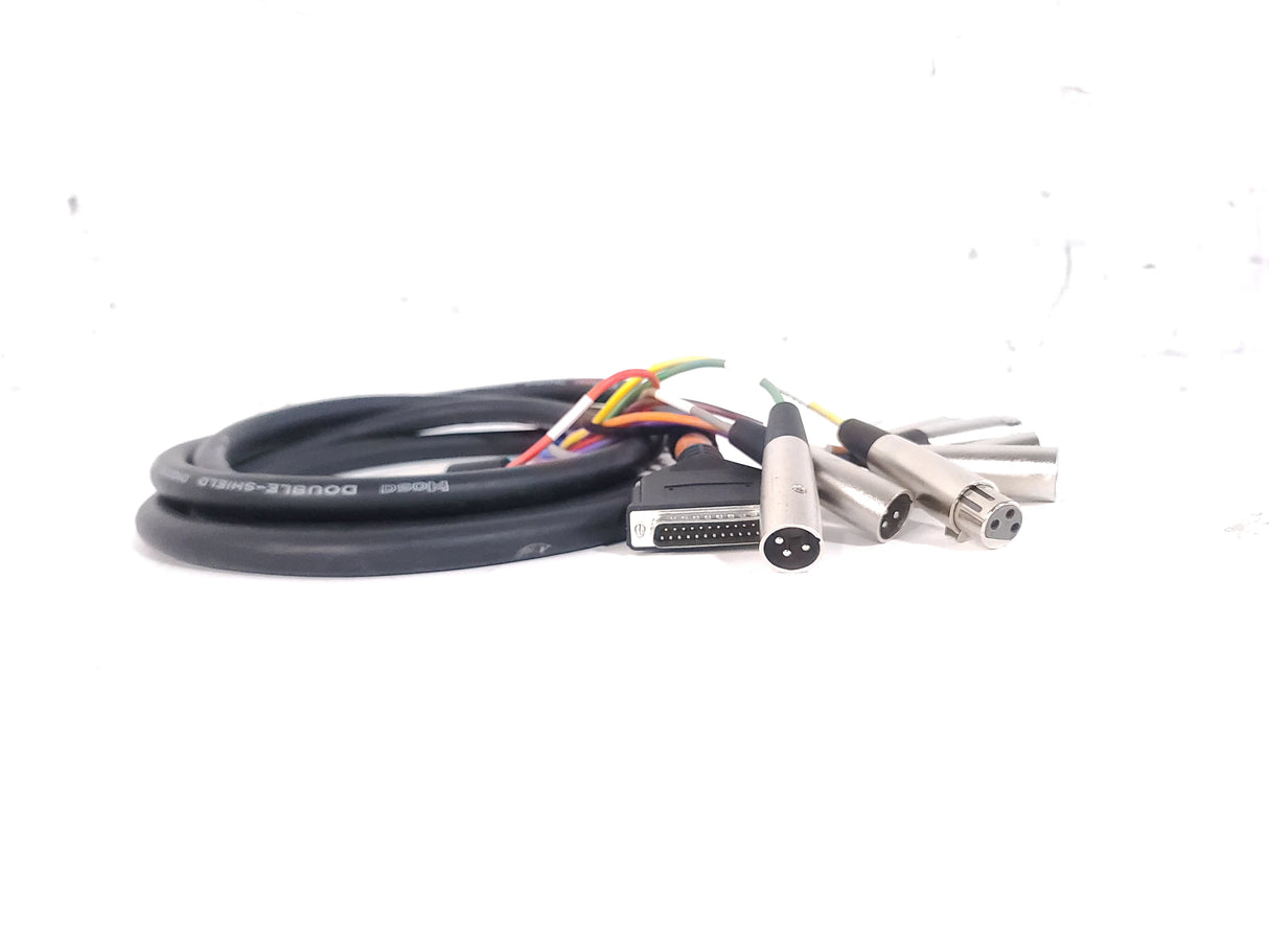 Hosa DTM-802 2m XLR Fanout Cable w/ (3) Male & (3) Female