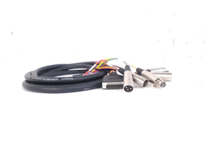 Hosa DTM-802 2m XLR Fanout Cable w/ (3) Male & (3) Female