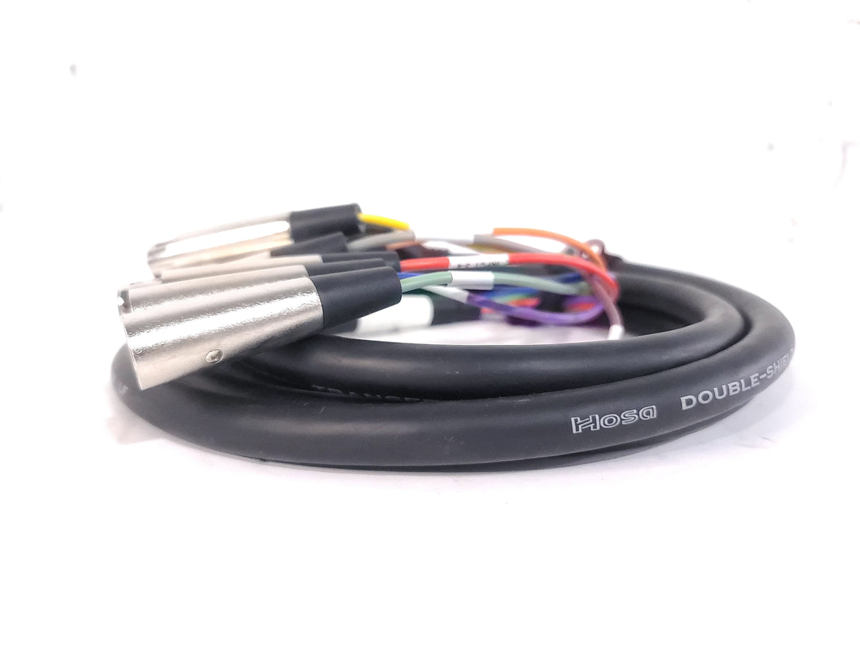 Hosa DTM-802 2m XLR Fanout Cable w/ (3) Male & (3) Female