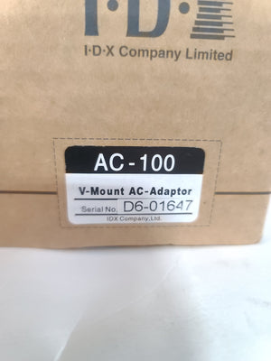 IDX AC-100 100W V-Mount AC Adaptor Power Supply