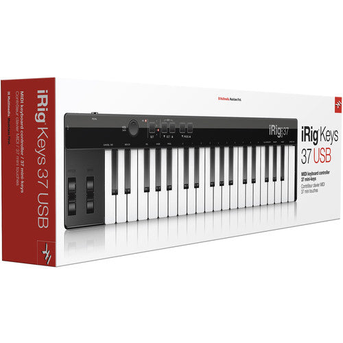 ■IK Multimedia iRigKEYS w/Lightning IK Multimedia iRig Keys 37-Key MIDI Keyboard Controller w