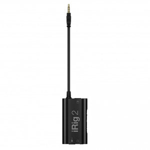 IK Multimedia iRig 2 Guitar Interface for iOS and Mac
