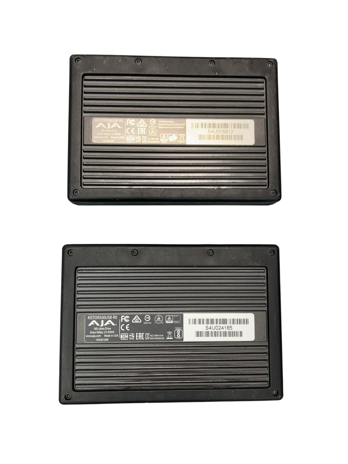 (2) AJA KiStor500USB-R0 500 GB Storage Module