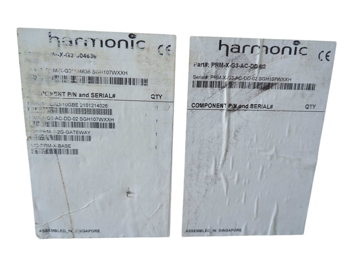 Harmonic PRM-X-G3-AC-DD-02