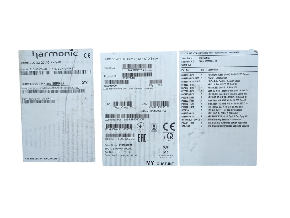 Harmonic ELC-X2-G3-AC-HH-Y-02 (Open Box)