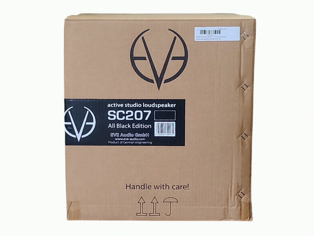 (NEW) Eve Audio SC207 - 7" Two-Way Active Studio Loudspeaker (All Black Edition) New in Box with Manufacture Warranty