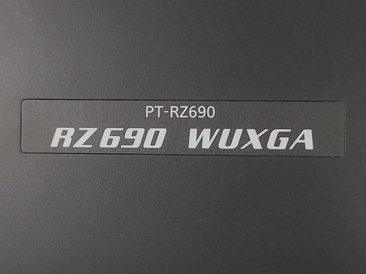 Panasonic PT-RZ690LB 6,000 Lumens WUXGA DLP Large Venue Laser Projector (5850 Laser Hours) [NO LENS]