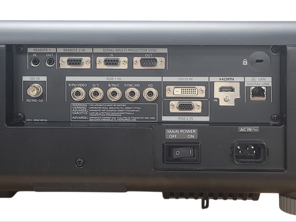 Panasonic PT-RZ770LB 7,000 Lumens WUXGA DLP Large Venue Laser Projector (7924 Laser Hours) [NO LENS]