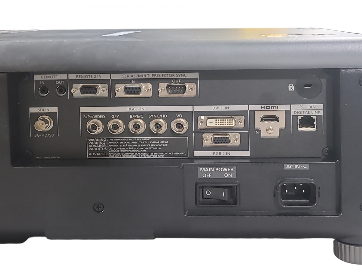 Panasonic PT-RZ770LB 7,000 Lumens WUXGA DLP Large Venue Laser Projector (2462 Laser Hours) [NO LENS]