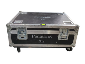 Panasonic PT-RZ770B 7,000 Lumens WUXGA 1 Chip DLP (1780h) in Wheeled Road Case (Lens Not Included)