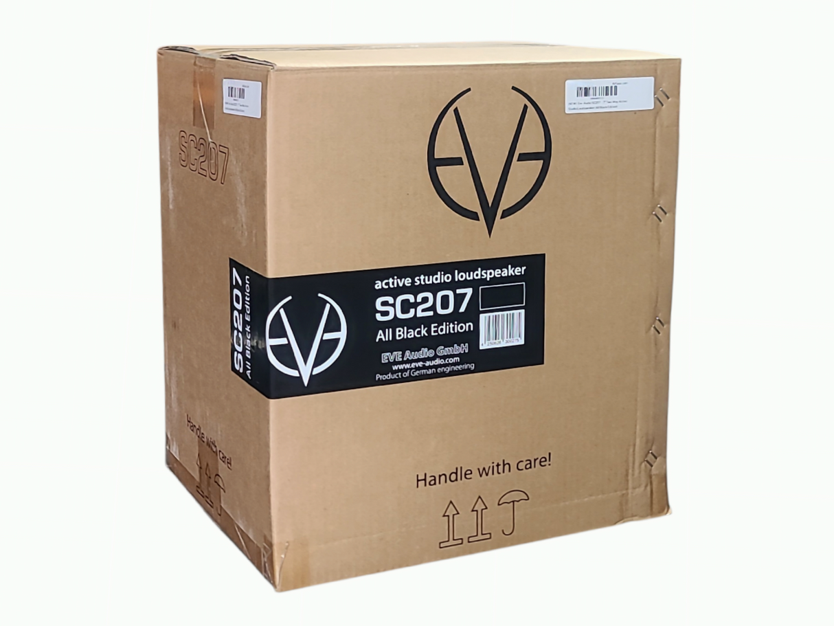 (NEW) Eve Audio SC207 - 7" Two-Way Active Studio Loudspeaker (All Black Edition) New in Box with Manufacture Warranty