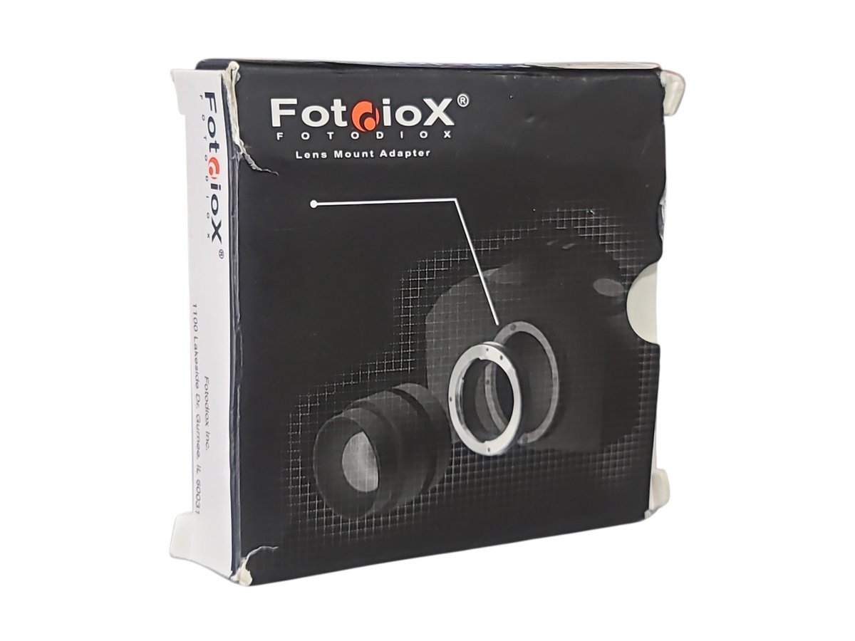 Fotodiox Lens Mount Adapter, Micro Four Third Manual Focus Lenses to Sony Alpha E-Mount Mirrorless Camera Body in Original Box