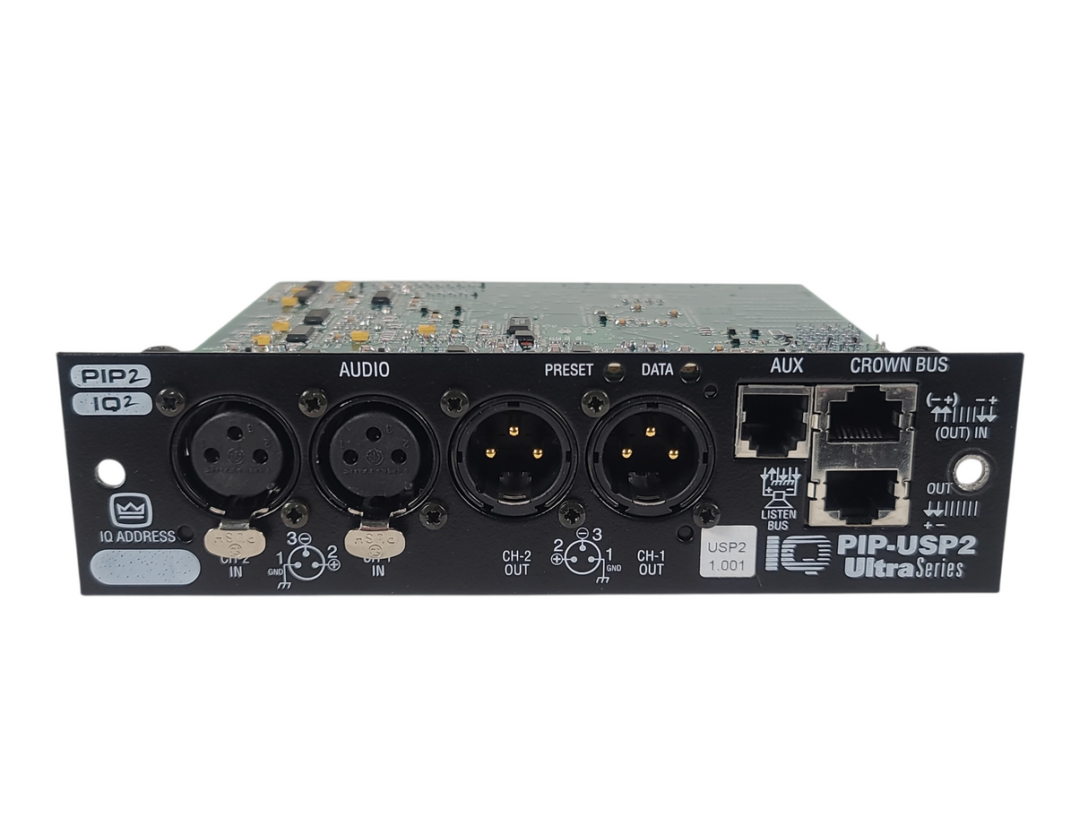 Crown IQ-PIP-USP2 Programmable Input Processor Module in Original Box