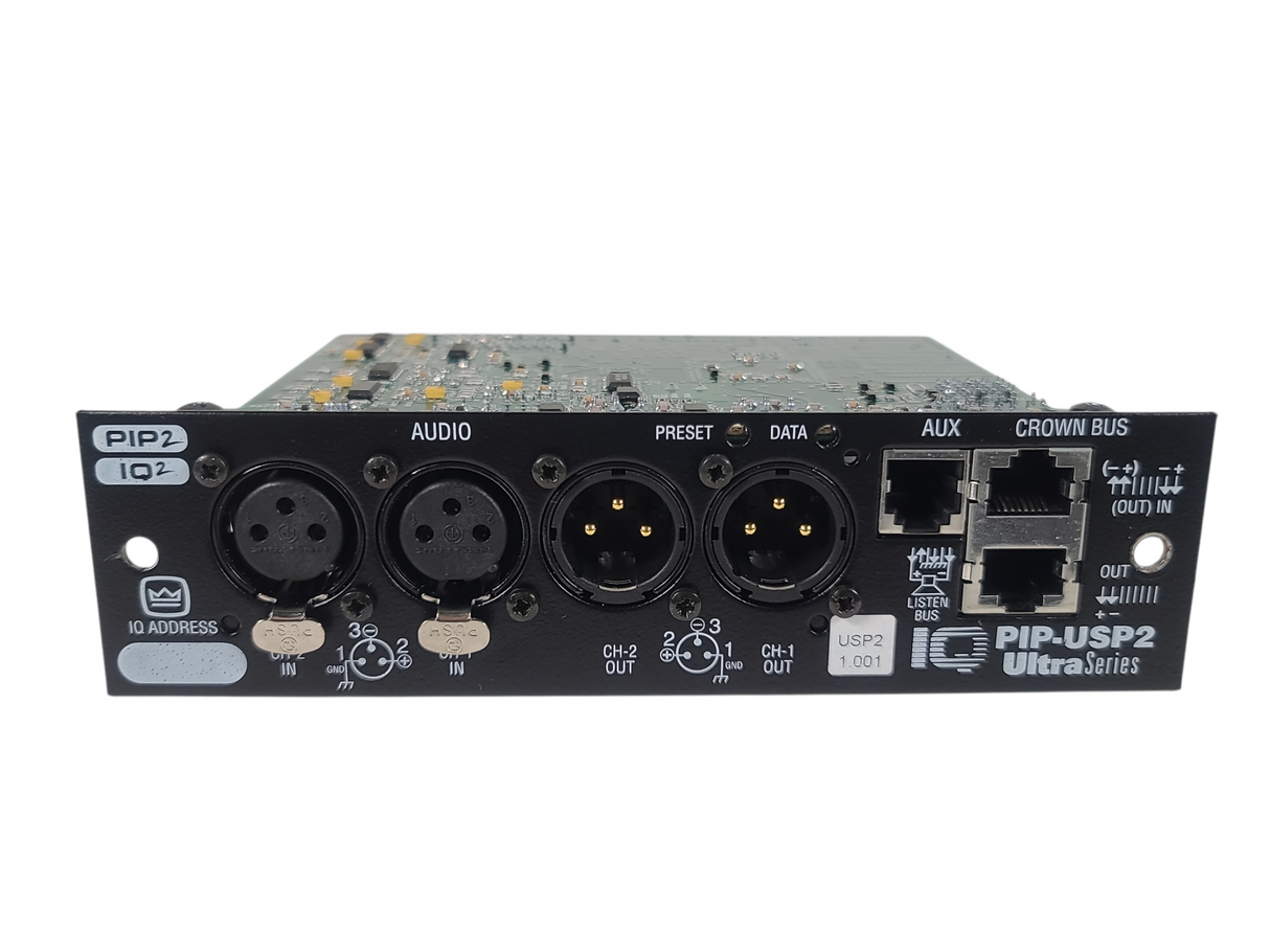 Crown IQ-PIP-USP2 Programmable Input Processor Module in Original Box