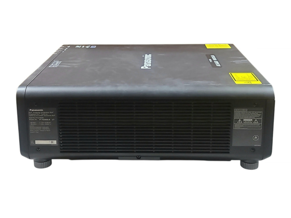 Panasonic PT-RZ660LB 6,000 Lumens WUXGA DLP Large Venue Laser Projector (4826 Laser Hours) [NO LENS]