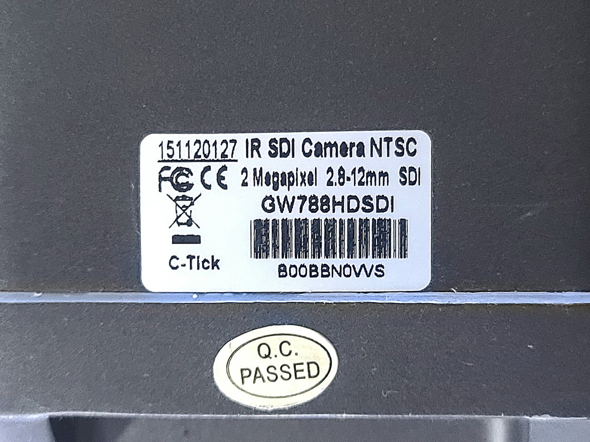 IR SDI 12mm Security Camera
