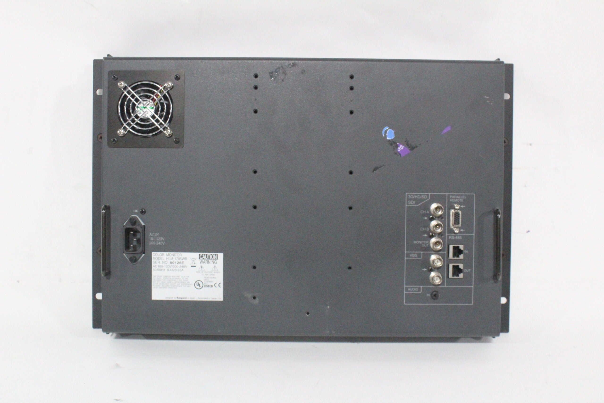 Ikegami HLM-1705WR HD FULL HD Multi Format LCD Color Monitor