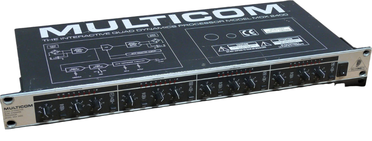 Behringer Multicom MDX2400 4CH Compressor Limiter