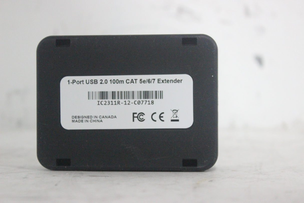 Intelix DIGI-USB2 1-Port USB 2.0 Over Twisted Pair Extender w/ CAT 5e/6/7 Extender Port