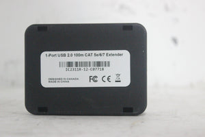 Intelix DIGI-USB2 1-Port USB 2.0 Over Twisted Pair Extender w/ CAT 5e/6/7 Extender Port