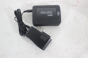 Intelix DIGI-USB2 1-Port USB 2.0 Over Twisted Pair Extender w/ CAT 5e/6/7 Extender Port & 24V 1A AC/DC Adapter Cable