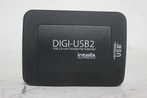 Intelix DIGI-USB2 1-Port USB 2.0 Over Twisted Pair Extender w/ CAT 5e/6/7 Extender Port & DC PSU