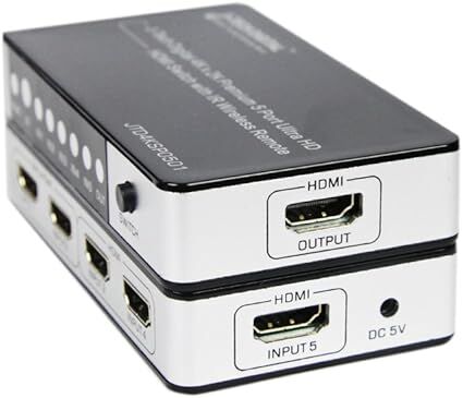 J-Tech Digital 4K x 2K 5 Port Ultra HD HDMI Switch